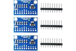 leruiyezs 3pcs ads1115 16-bit adc module analog till digital omvandlare 16 bitar 4 kanaler med I2C-gränssnitt för mikrokontro