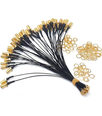 Goobay 51678 - Rallonge Antenne WLAN WiFi 5 M - Câble Coaxial Cuivre - Fiche RP-SMA (Mâle) Vers Prise RP-SMA (Femelle)