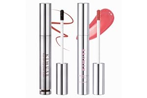 KIMUSE Lip Stain Peel Off & Lip Oli Set,Crayon à Lèvres Longue Tenue, Waterproof, Sans Transfert, Huile Pour Les lèvres Hydratante et Brillante, Hydratation en Profondeur et Brillance