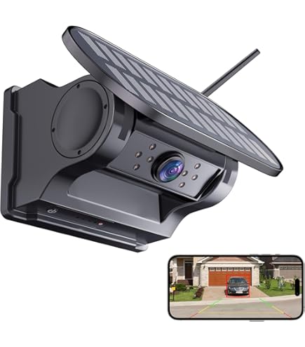 Hodozzy Auto Achteruitrijcamera, HD IP68 Waterdichte Nachtzicht Achteruitrijcamera, 6M RCA-Videokabel, 1280 * 720P Pixels, Groothoek, 12V