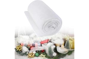 AIXIMA Weihnachten Schneedecke,(80 x 240 cm) Weihnachts Schneedecken Rolle,Schneematte,Dekoschnee,Weihnachtsdekorationen,für Weihnachtsbaum Hintergrund Party Winter Dekor