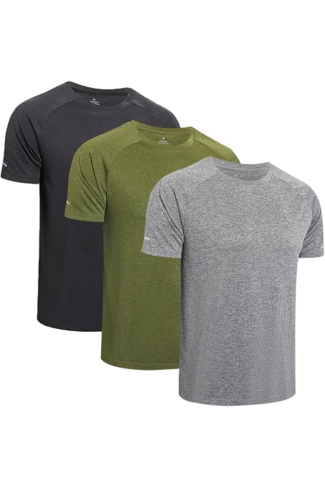 T-Shirt Rashguard FEESHOW Homme - Anti-UV, Séchage Rapide - Pour Surf, Natation, Sport