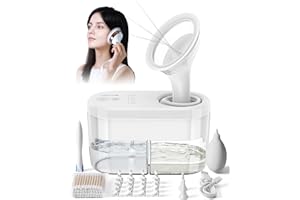 ‎HOMMIE Hommie Ohrenschmalz Entferner Elektrischer Ohrenreiniger Mit 4 Druckmodi/3 Düsen/Wattebauschen/Ohrreinigungsset/Becken,IPX7 Wasserdicht für Erwachsene Kind Ohrdusche