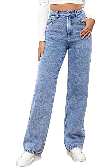 Baggy Jeans Jeans Taille Haute Femme Zara Pantalon Taille Haute