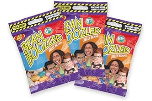 Jelly Belly Beans Boozled 3 x Nachfüll-Set der 6. Generation, 3x 54g Bags - eklige Geschmacksduelle wie Tutti-Frutti/Stinkende Socken, ideal für Partys & Spieleabende