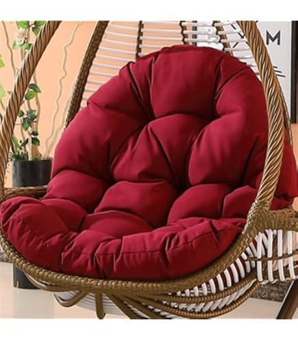 Cuscino Per Sedia Sospesa Esterna - Morbido, Impermeabile E Confortevole Per Giardino O Terrazzo - Foto 14