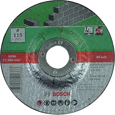 Disque à Tronçonner Métaux Bosch – Diamètre 115 Mm, Alésage 22/23 Mm, épaisseur 2,5 Mm