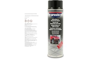 presto 306024 Protection du dessous de caisse contre les gravillons noir 500 ml
