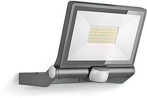 Steinel Reflektor zewnętrzny LED XLED ONE XL S antracyt, czujnik ruchu 180°, 42,6 W, 4200 lm przy 3000 K, aluminium, na podjazd, dziedziniec i ogród