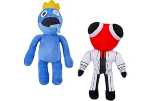 VICYOL S&D 2 Rainbow Friends Peluches. Amigos del Arcoíris Juguete Divertido y Suave. Muñeco Blando de Rainbow Friends para Regalo a Niños y Niñas. Blue y Red.