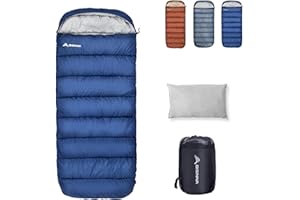 BISINNA XXL Sleeping Bag for Big and Tall Adults,3-4 Season Plus Size Warm and Comfortable Waterproof Lightweight Sleeping Bag Great for Camping Backpacking Hiking Indoor & Outdoor