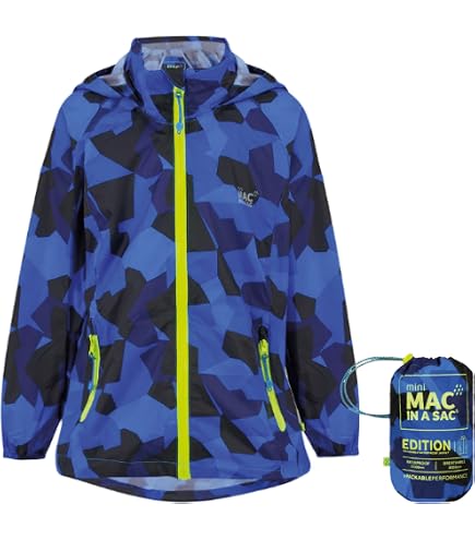 Kway Fille 12 Ans Mac In A Sac® - Manteau Imperméable Fluo Mini - Enfant - Repliable - Vert Fluo - 2-4 Ans K Way Enfant Fille