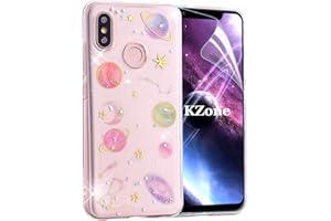 OKZone Funda Xiaomi Mi 8, [Serie Cielo Estrellado] Cárcasa Brilla Glitter Brillante TPU Silicona Parachoque Teléfono Smartphone Funda Móvil Case [Protección a Pantalla y Cámara] para Xiaomi Mi 8