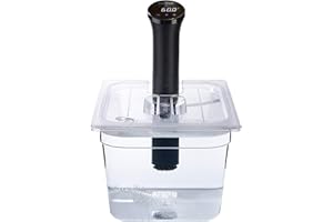 SOUS VIDE TOOLS SousVideTools Container aus Polycarbonat, 11,6 l, mit Deckel passend für den Sous-Vide-Stick Nano von Anova, durchsichtig, zum Garen, frei von BPA, nicht-haftend und spülmaschinengeeignet