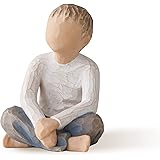 Willow Tree 26226 Figurina Bambino Pieno di Fantasia, Resina, Design di Susan Lordi, 6 cm