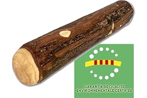 EL FUTBOLIN Bois d'Olivier Naturel pour Chiens | (Taille S) 15 CM | Bain d'Huile d'olive | Jouet à Mâcher Naturel en Bois d'Olivier pour Chiens | Hygiène Dentaire| Bâton Anti-Stress