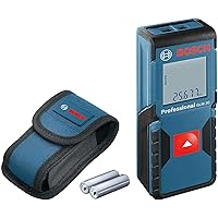 Bosch Professional Laser Entfernungsmesser GLM 30 (Ein-Knopf-Bedienung, max. Messbereich: 30 m; 2x 1,5-V Batterien…
