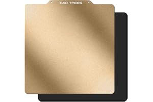 USONGSHINE TWO TREES - Foglio PEI migliorata per stampante 3D su entrambi i lati, 220 x 220 mm, per Anet A8 Maker Select Plus Wanhao Tronxy Xy-2 P802M (viene fornito con letto riscaldato, piattaforma isolante