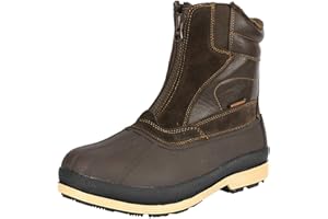 NORTIV 8 Men's Insulated Waterproof Winter Snow Boots Warm Outdoor Boots for Cold Weather