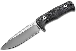LIONSTEEL Lion Steel 02LS023 T5 Satin - Cuchillo de viaje (12,8 cm), color negro