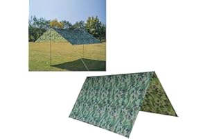 Esenlong Hammock Rain Fly, Tent Tarp Waterproof UV Protection Hammock Tarp Sail Sun Canopy Camping Gazebo Picnic Mat Survival Shelter Sunshade