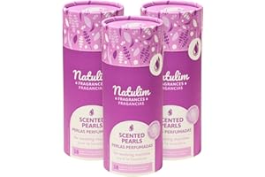 ‎NATULIM Natulim Perły zapachowe - Perły zapachowe do odzieży, trwały zapach - bez szkodliwych substancji chemicznych, odpowiednia dla wrażliwej skóry i wszelkiego rodzaju odzieży, 90 prań, opakowanie 3 sztuki