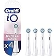 Oral-B iO Gentle Care Brossettes de rechange pour Brosse à Dents Électrique Format Spécial Boîte Aux Lettres, Pack de 4