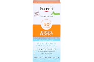 Eucerin Hydro Protect ultraleichtes Face Sun Fluid LSF 50+, 50 ml Creme
