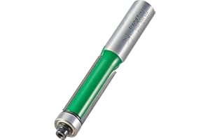 Trend CraftPro Self Guided Trimmer Router Cutter Bit, 1/2 Inch Shank, 12.7mm Cut Diameter & 38mm Cut Length, Tungsten Carbide Tipped, C196X1/2TC