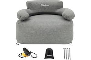 KingCamp Aufblasbares Sofa Outdoor Camping Luftsofa Camping Sofa mit Rücken Armlehne Aufblasbare Couch Camping für Indoor, Outdoor, Party, Reisen, Strand