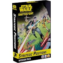 Asmodee Star Wars : Shatterpoint Strategic Positions Mission Card Pack Jeu de figurines à partir de 14 ans 2 joueurs Temps de jeu de 90 minutes