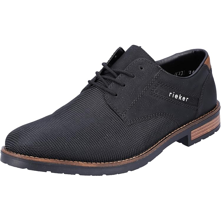 Rieker heren 16504 oxford, blauw, 47 EU