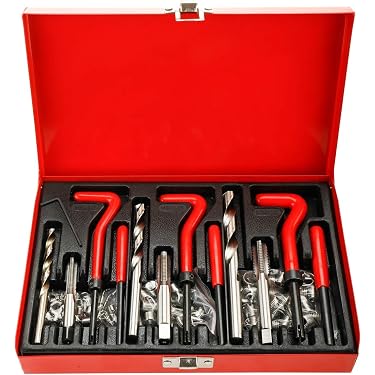 Kit De Réparation Filetage Helicoil 30 Pièces M6x1mm FreeTec - Outil Pour Rénover Filets Abîmés