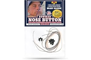 Bowmar Archery Nose Button Recurve Edition, Extremely Light Weight, Creates Consistent Anchor Point, Two Sizes Included