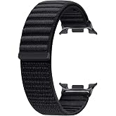 EWEC Samsung Galaxy Watch 9 / Watch 8 (40mm/44mm) ve Watch 8 Classic (46mm) Uyumlu Nylon Loop Velcro Kumaş Kordon &ndash; Dinamik L