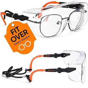 Occhiali Sicurezza Kleenguard Nemesis 25676 &ndash; 3 Paia, Lenti Trasparenti, Montatura Nera