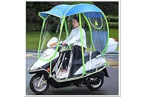 INTCHE Parapioggia for moto, Ombrello for scooter a motore completamente chiuso Mobilità Parasole e parapioggia Impermeabile Ombrello for moto Mobilità Parasole e parapioggia Impermeabile