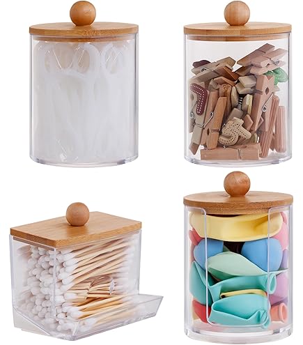 Wattepad Spender Doppelloch - Organizer Für Wattebäusche & Wattestäbchen