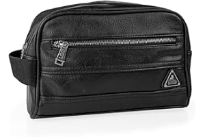 Lois - Neceser Hombre Pequeño. Bolsa de Aseo. Viaje. Negro