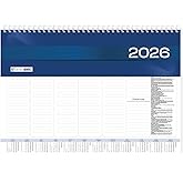 Keskin Color 2026 AJ-70 28x40 Haftalık Spiralli Masa S&uuml;meni