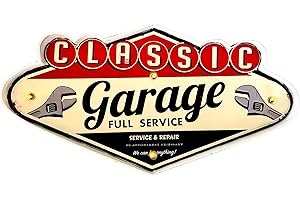 DIILIHIIRI Cartello Luminoso Retrò Decorazione per la Casa Vintage Insegna in Metallo con Luci a LED Accessori Artigianali Stile Anni '50