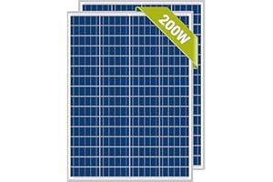 Newpowa - Módulo de panel solar fotovoltaico fotovoltaico policristalino de 100 W, carga de batería de 12 V