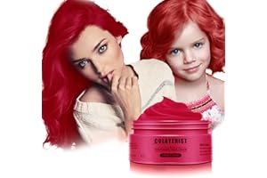 COLAYERIST Red Temporary Hair Dye Wax Washable，Non Permanent Coloured Hair Spray for kids