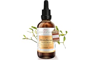 ‎PHOENIX DER LEBENSKRAFT Mistelkraut Tinktur 50ml | Viscum album L. Tropfen (1:4 Extrakt) | Top Premium Qualität aus Österreich | Veganes Nahrungsergänzungsmittel | Heilige Mistel, Vogelmistel, Hexenbesen, Drudenfuss