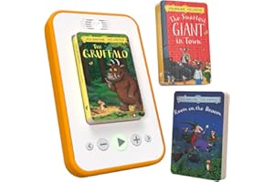 voxblock Wifi & Screen-Free, Portable Kids Audio Book Player | Gruffalo Starter Pack inc. Room on the Broom, Smartest Giant in Town Kids Audio Books