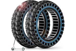 BANGTING 2PCS 60/70-6.5 Pneumatici per Monopattino Elettrico Ruote, 10x2.50-6.5 Gomme Piene, 10x2.5 Pollici Pneumatico per Segway Ninebot Max G2/G30/G30D/G30E/G30E/G30LP/G30D II/G30 Max (Blu)