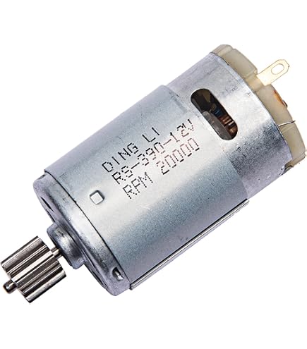 Lot De 2 Moteurs électriques RS390 12V 18000 RPM – 12 Dents – Pour Voiture Enfant Et Trottinette