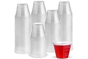 XPRESSPAK Medicine Cups Plastic Disposable - (200 Count) - [1oz | 30ml | 30cc] - Non Sterile Bulk Pack, Medicine Measuring Cup for Liquid Medicine, Epoxy, & Pills