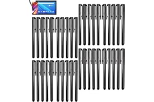 HETING-YQ 40 Pièces Stylet Stylo Fins Stylets Compatibles Universelle Stylets Capacitifs pour Dispositifs D'Écrans Tactiles Universels