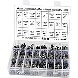 Aussel 24 Wert 500 Stück Elektrolytkondensator Sortimentsbox Kit Bereich 0.1uF-1000uF (EC500PCS-24)